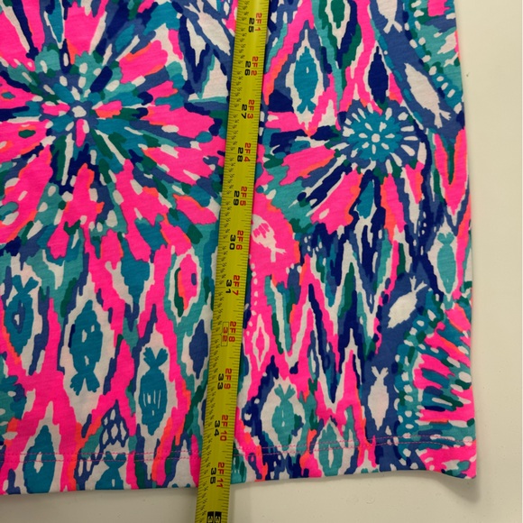 Lilly Pulitzer Size‎ Small 3/4 Sleeve Bay Dress Tiki Pink in Shake It Up Print - Picture 7 of 8